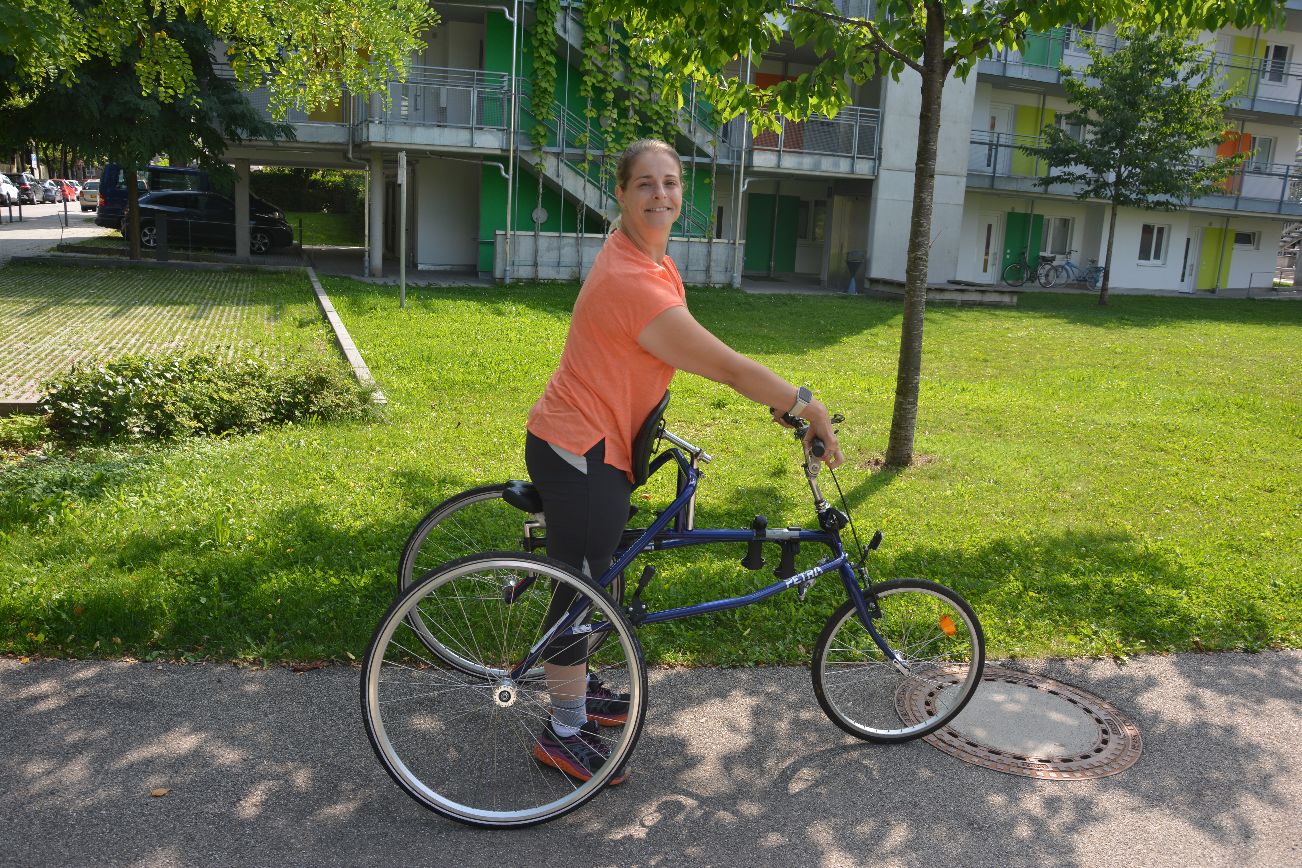 Kathi Polke beim Training